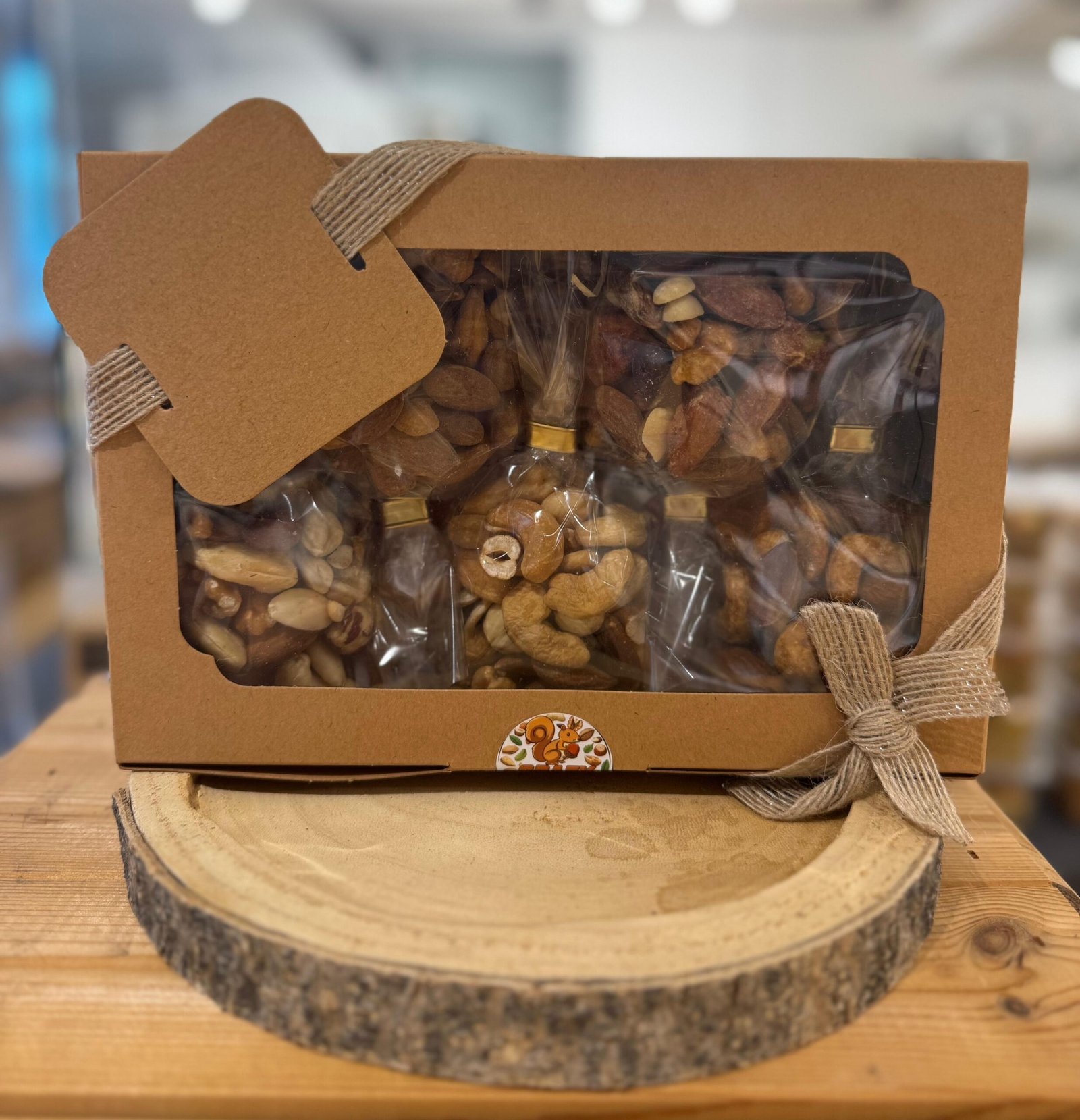Geschenk Box -geröstete Mix Geschenkbox - Schlemmer Mitbringsel – Bild 1